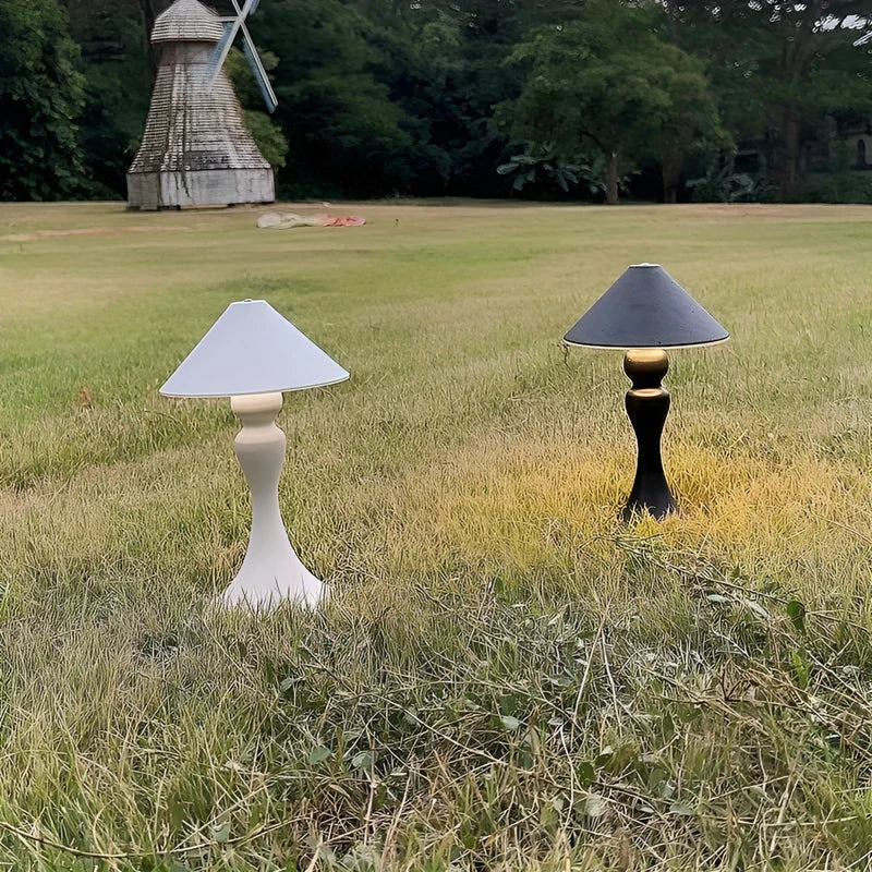 RetroLite – Trådlös bordslampa med justerbar ljusstyrka och böjd design