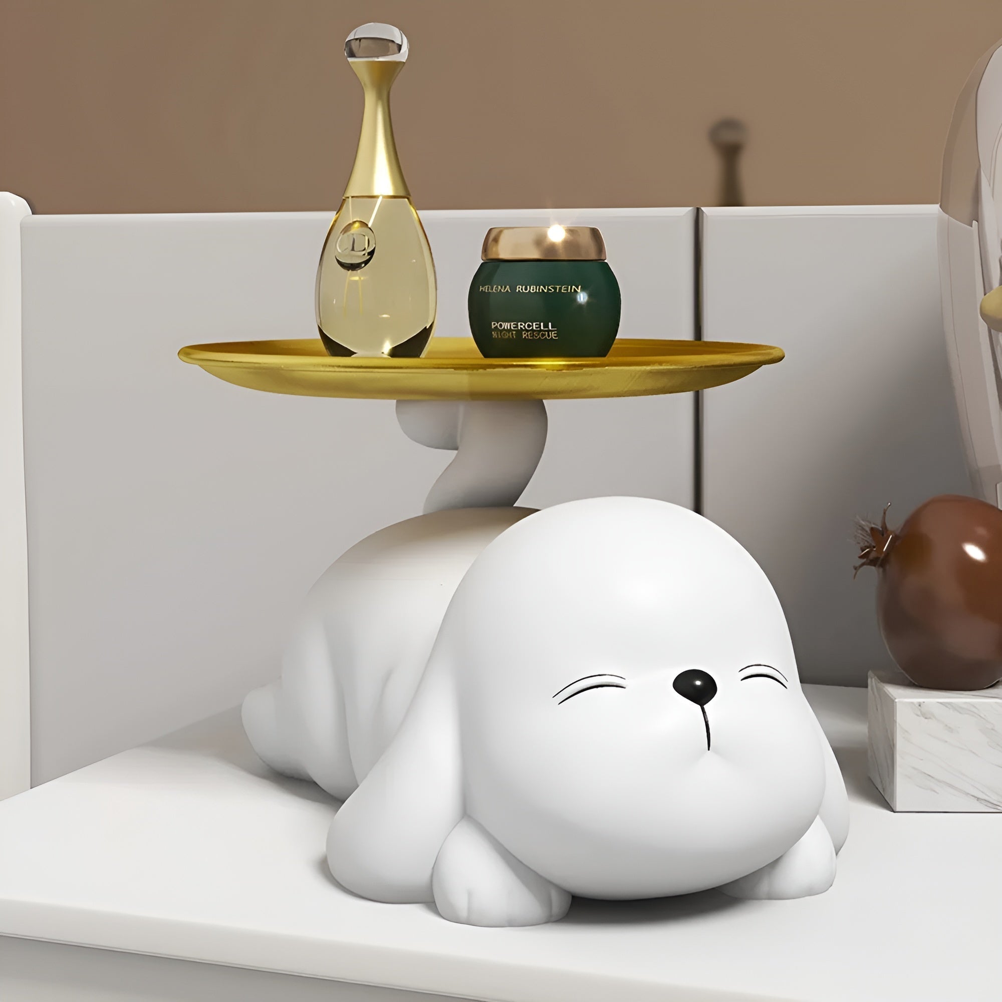 PuppyTail - Dekorativ hundnyckelhållareplatta för moderna hem