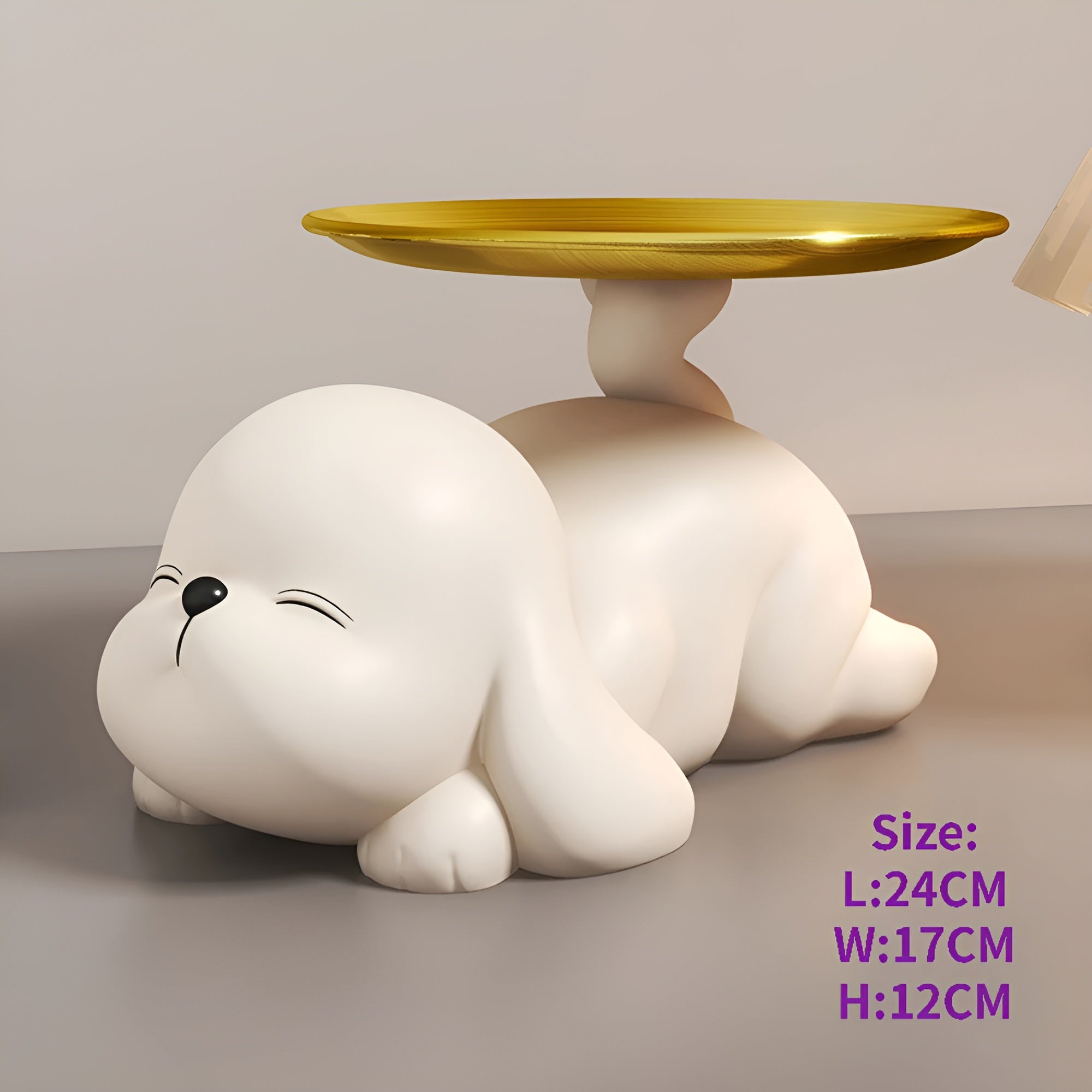 PuppyTail - Dekorativ hundnyckelhållareplatta för moderna hem