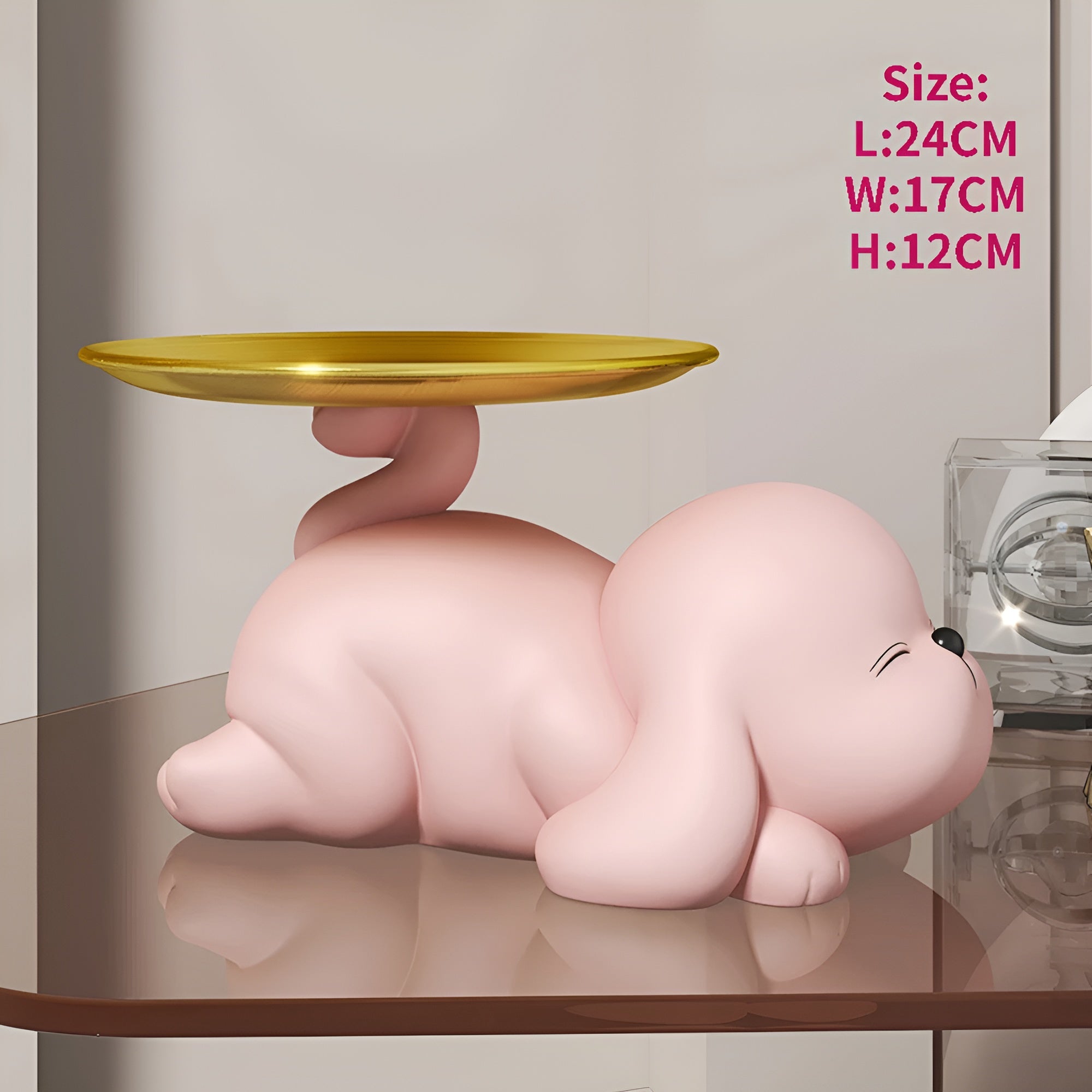 PuppyTail - Dekorativ hundnyckelhållareplatta för moderna hem