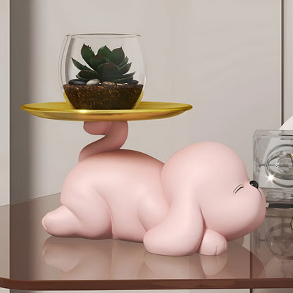 PuppyTail - Dekorativ hundnyckelhållareplatta för moderna hem