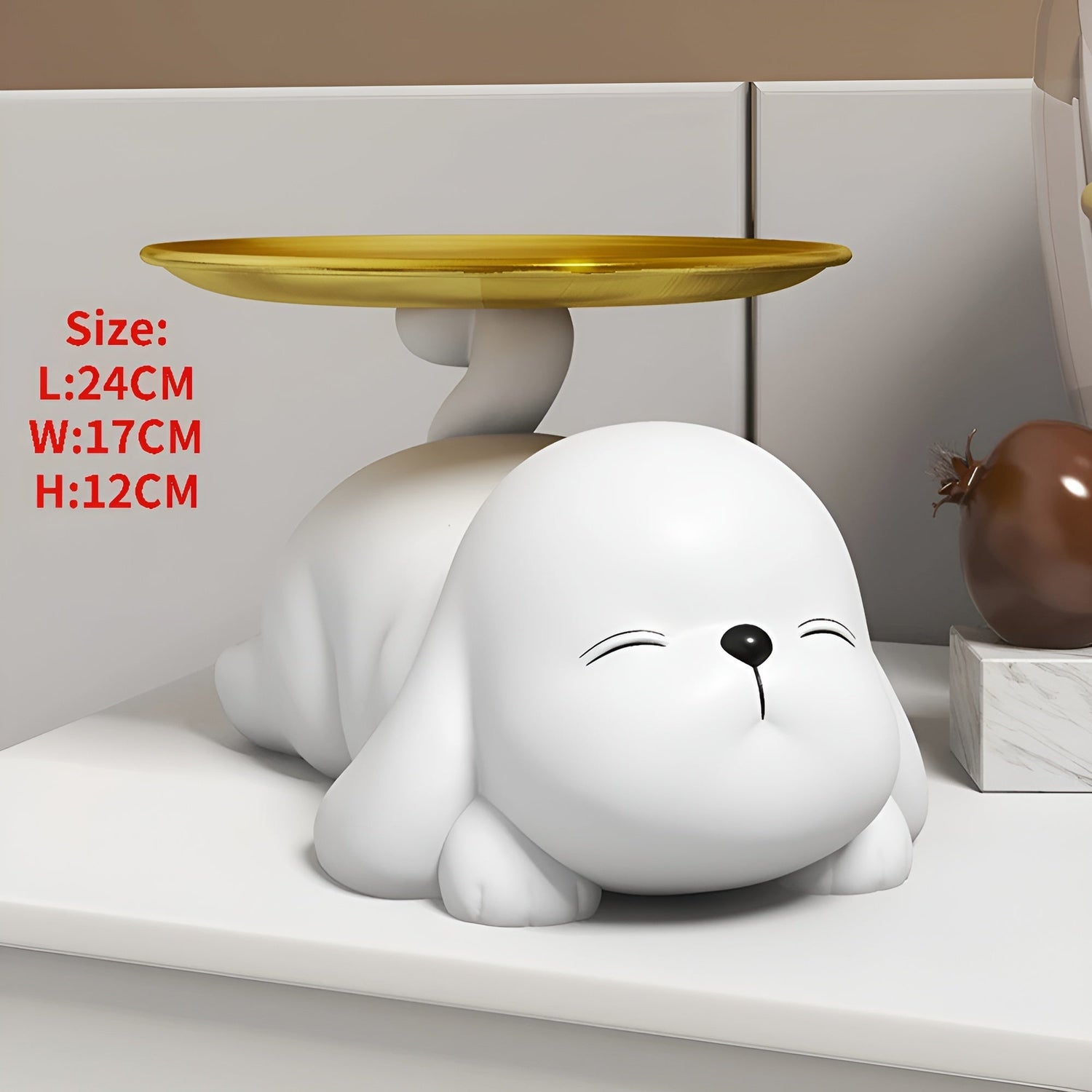 PuppyTail - Dekorativ hundnyckelhållareplatta för moderna hem