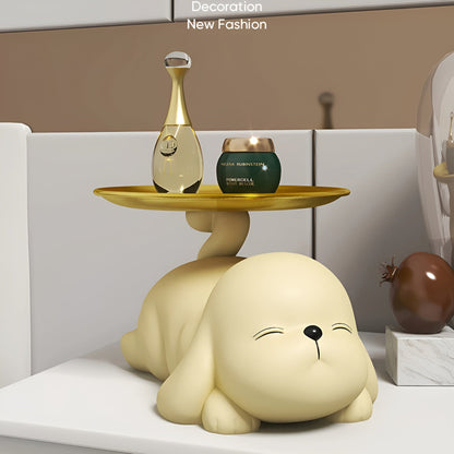 PuppyTail - Dekorativ hundnyckelhållareplatta för moderna hem