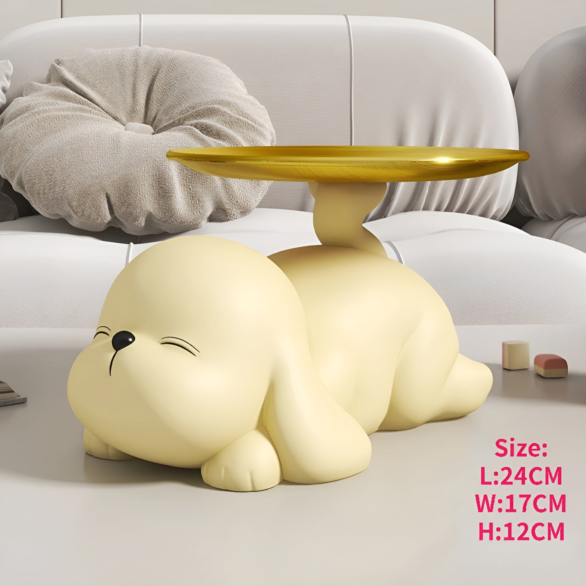 PuppyTail - Dekorativ hundnyckelhållareplatta för moderna hem