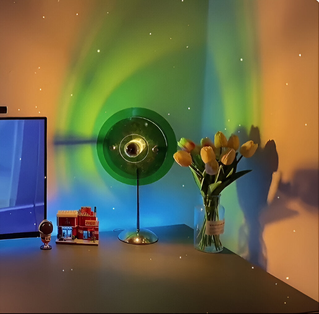 Sylinaea - Retro LED Bordslampa med skivdesign