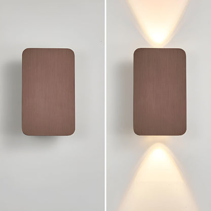GlowForm Mini | Rektangulär LED-vägglampa i minimalistisk stil för varm atmosfär