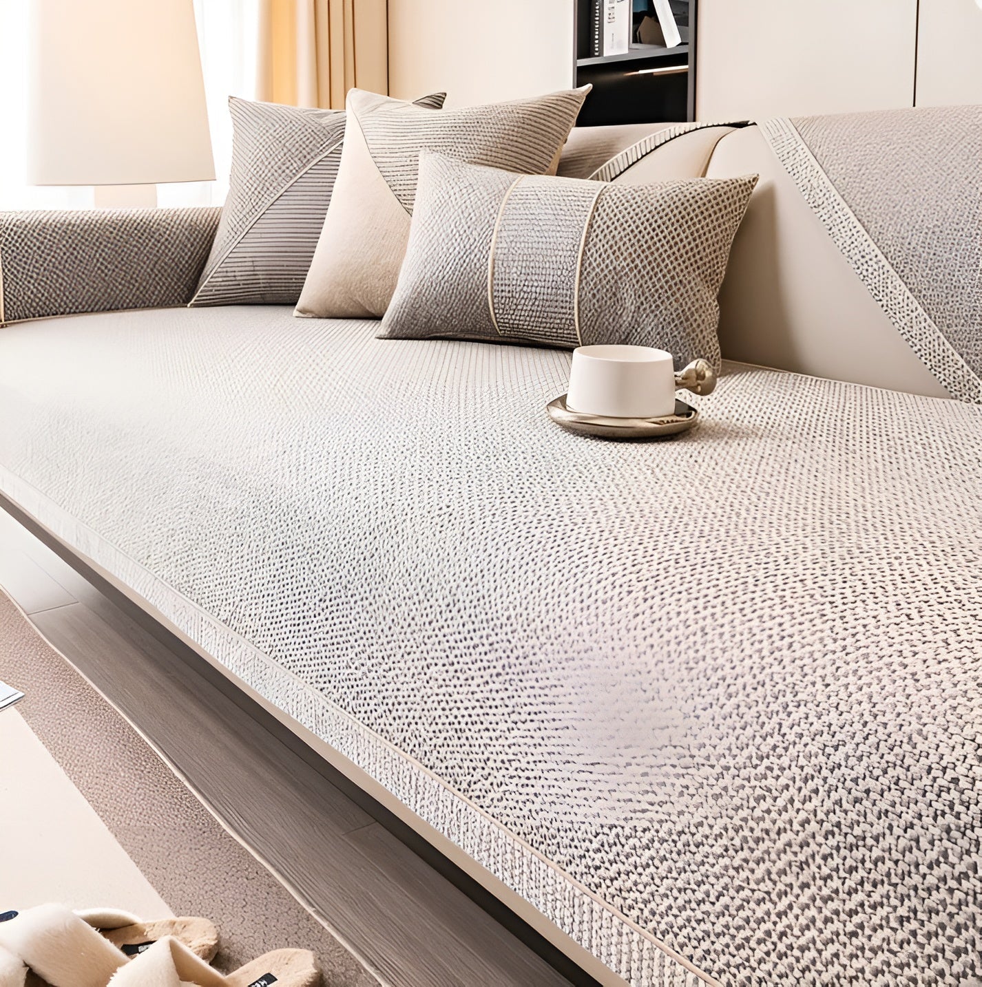 Soföverkast i bomullsblandning – Enkel och dekorativ | Perfekt för vilket vardagsrum som helst