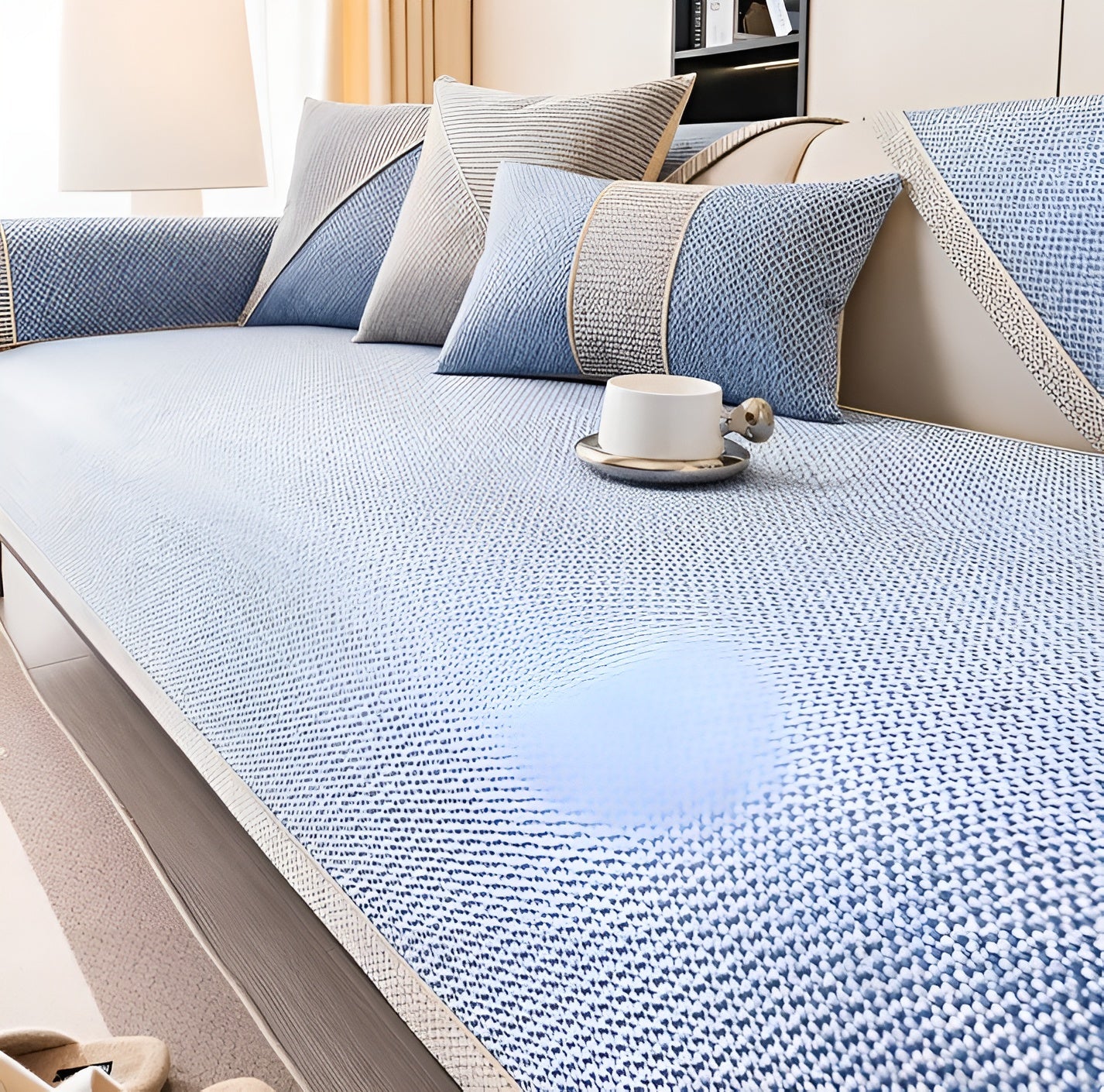 Soföverkast i bomullsblandning – Enkel och dekorativ | Perfekt för vilket vardagsrum som helst