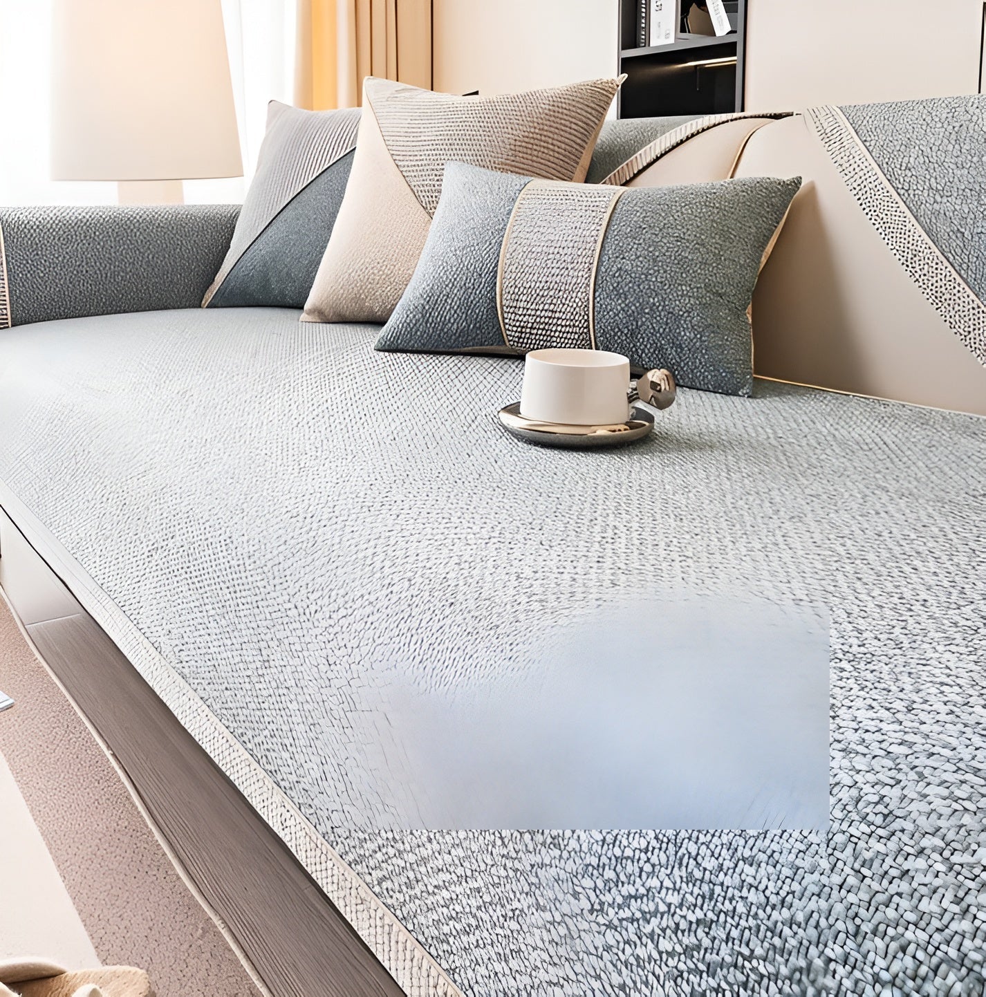 Soföverkast i bomullsblandning – Enkel och dekorativ | Perfekt för vilket vardagsrum som helst