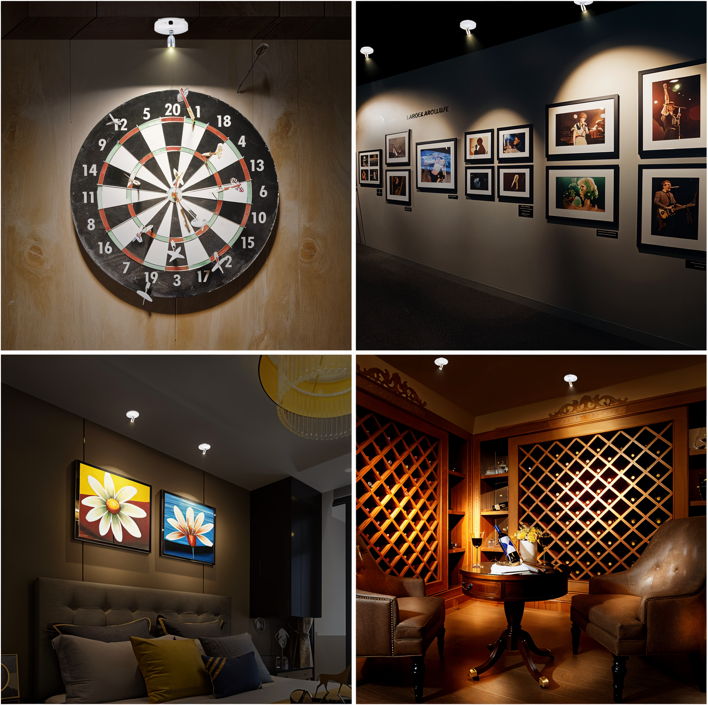 Carvallo – Dimbara LED Spotlampor för Trådlös Accentbelysning