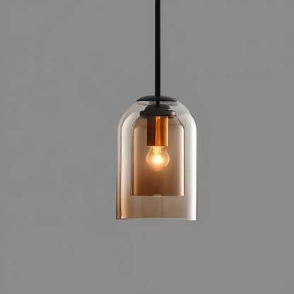 SkyGleam Light - Modern Dubbel Glas Pendellampa