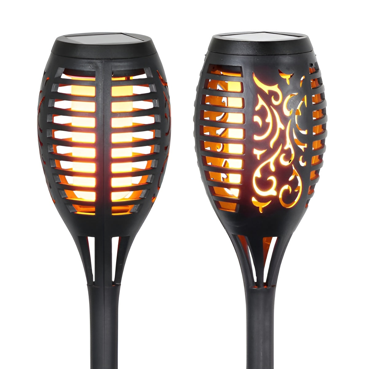 LumeTorch - IP65 Vattentålig Solcellsbelysning för Utomhus med Flackande Låga