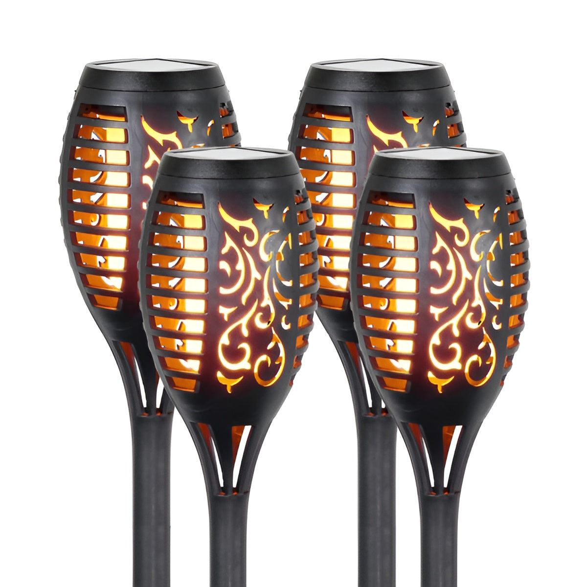 LumeTorch - IP65 Vattentålig Solcellsbelysning för Utomhus med Flackande Låga