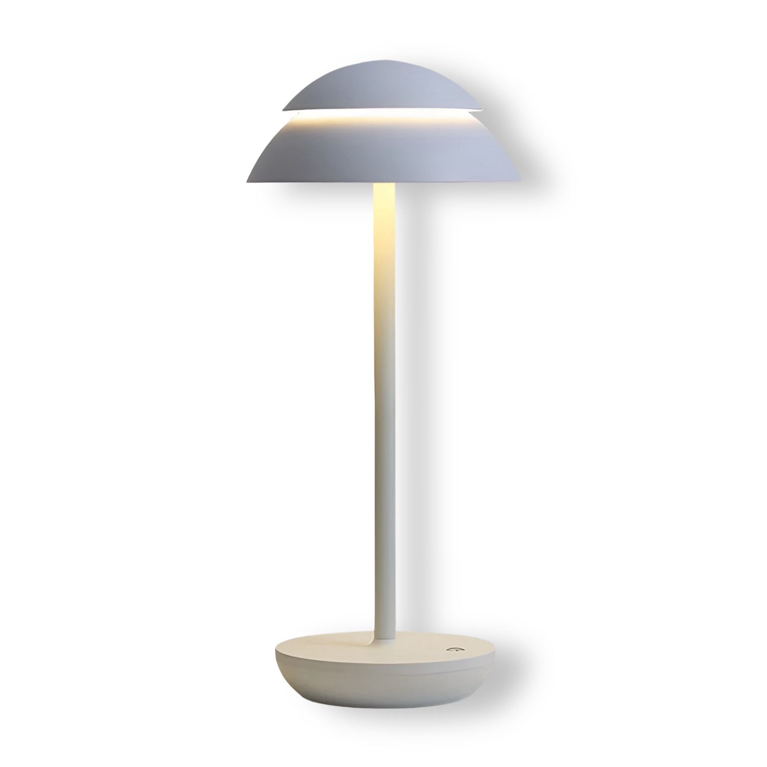 UmbraGlow Slim | Trådlös LED-bordslampa med skärm i minimalistisk design