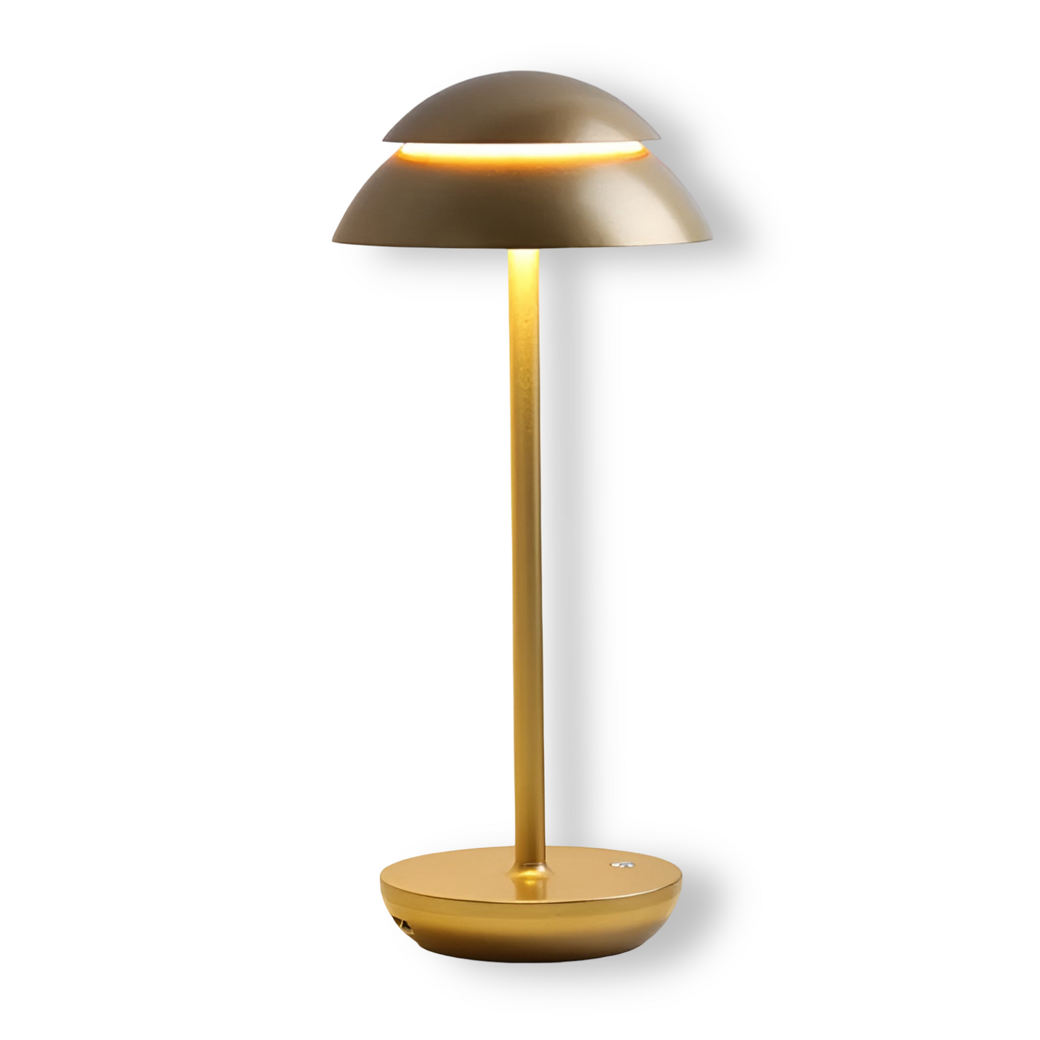 UmbraGlow Slim | Trådlös LED-bordslampa med skärm i minimalistisk design