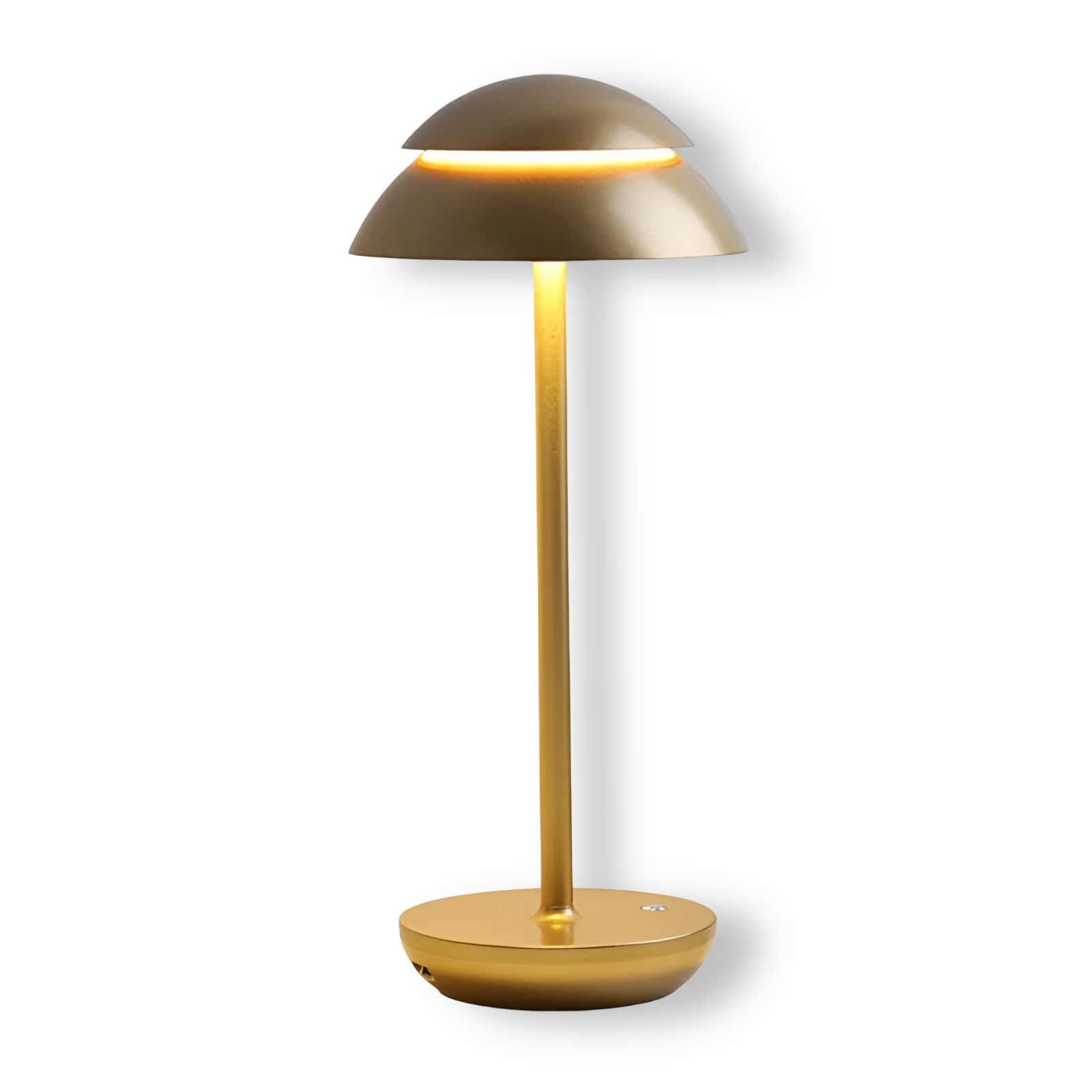 UmbraGlow Slim | Trådlös LED-bordslampa med skärm i minimalistisk design