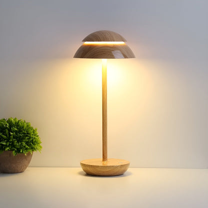 UmbraGlow Slim | Trådlös LED-bordslampa med skärm i minimalistisk design