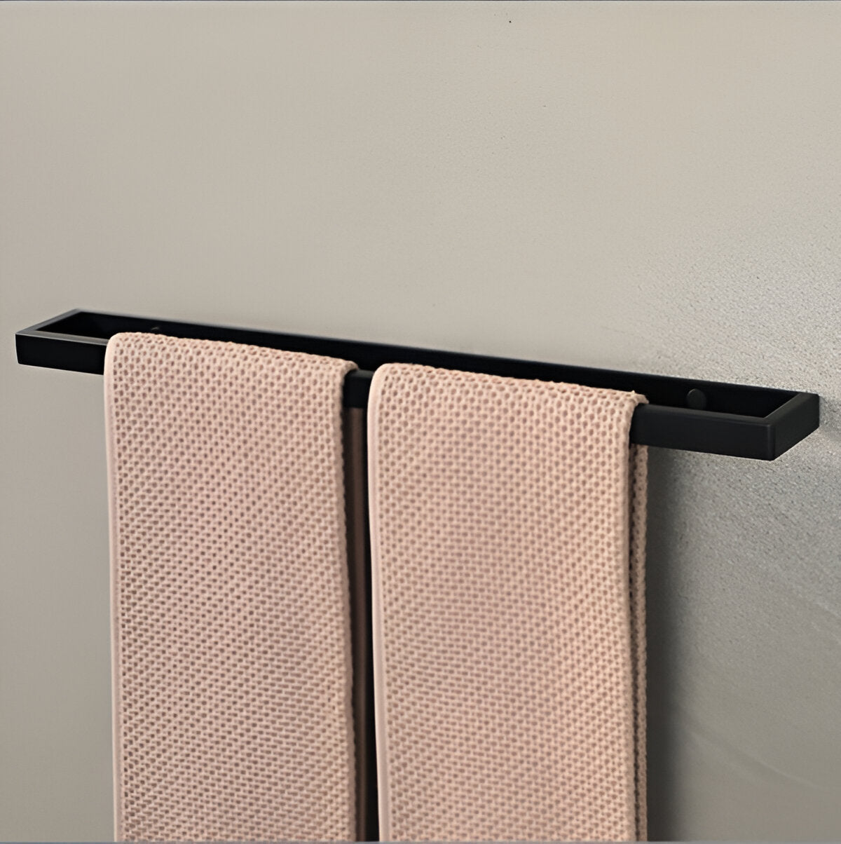 UniBlack Handdukshängare Rostfritt stål – Väggmonterad Handdukstänger 20cm &amp; 40cm