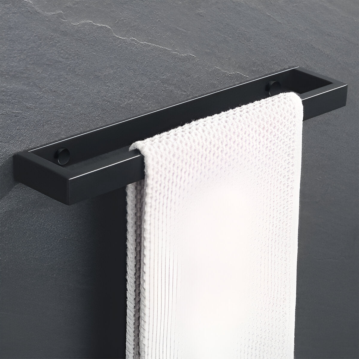UniBlack Handdukshängare Rostfritt stål – Väggmonterad Handdukstänger 20cm &amp; 40cm