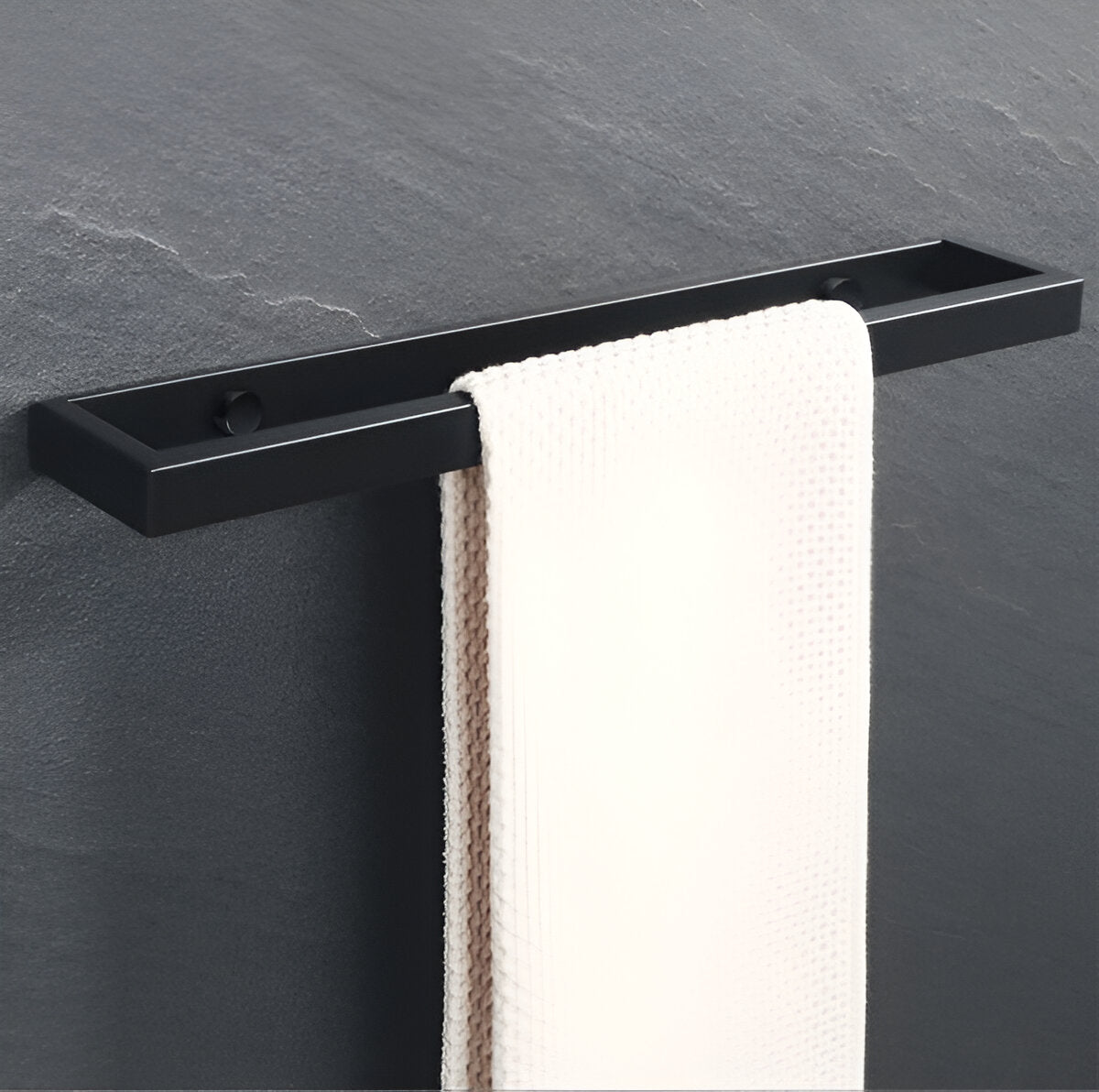 UniBlack Handdukshängare Rostfritt stål – Väggmonterad Handdukstänger 20cm &amp; 40cm