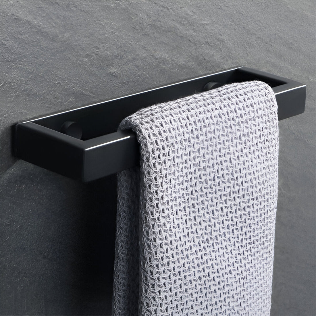 UniBlack Handdukshängare Rostfritt stål – Väggmonterad Handdukstänger 20cm &amp; 40cm