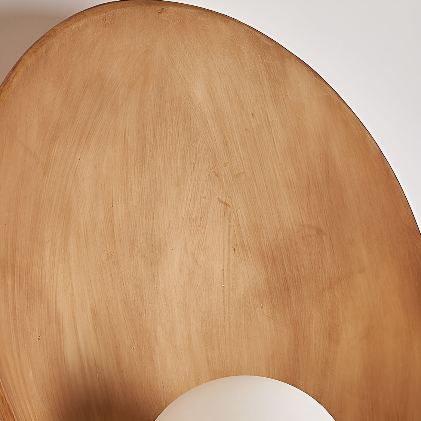 Vit Pärlampa - Vit Vägglampa med Wabi-Sabi Design