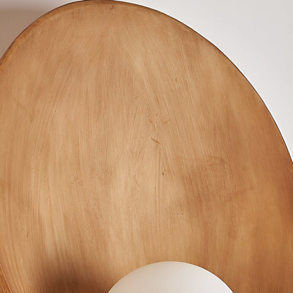 Vit Pärlampa - Vit Vägglampa med Wabi-Sabi Design