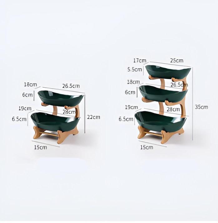 Carvallo - Serveringsbræt i flere lag til stilfuld organisation