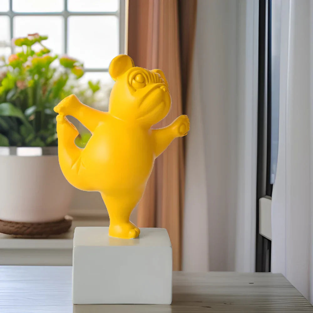 PosePup – Yoga-inspired statue of French Bulldog for modern rooms