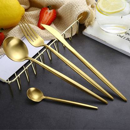 Arya Guld Bestickset – Elegant Enkelhet i Guld