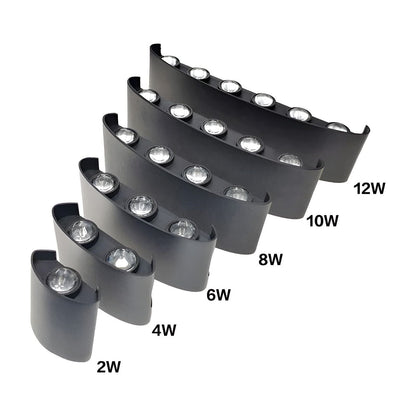 HydroShine Light - Modern Nordisk Vattentålig LED Vägglampa