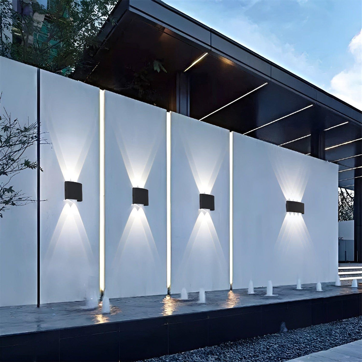 HydroShine Light - Modern Nordisk Vattentålig LED Vägglampa