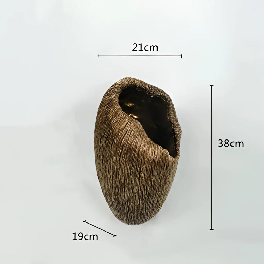 Samtida dekorativ skål i resin med naturinspirerad design - stiligt och mångsidigt accentstycke