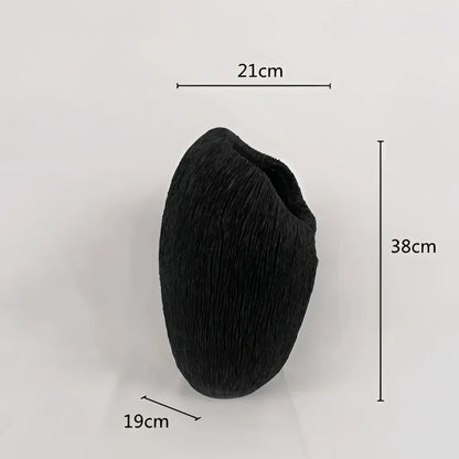 Samtida dekorativ skål i resin med naturinspirerad design - stiligt och mångsidigt accentstycke