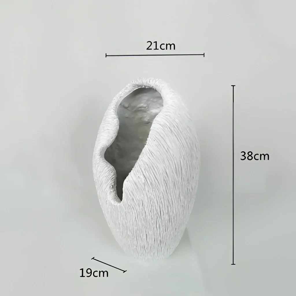 Samtida dekorativ skål i resin med naturinspirerad design - stiligt och mångsidigt accentstycke