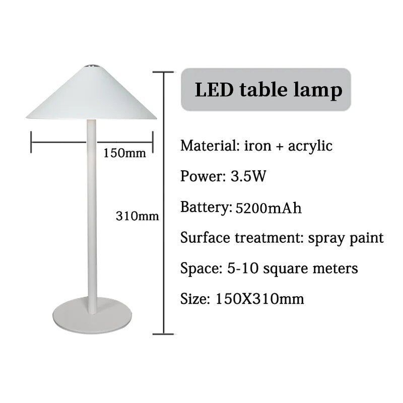 LumiFlex - Trådlös LED Skrivbordslampa