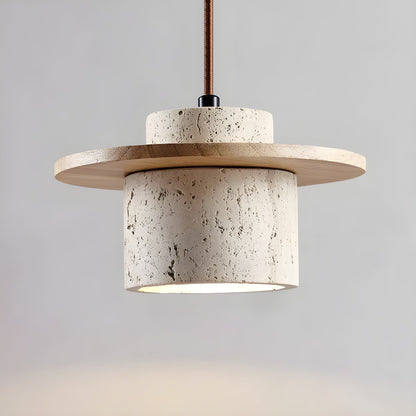 Naturlig Sten Bordslampa – Handgjord i Wabi-Sabi Stil | Varm, Atmosfärisk Ljus