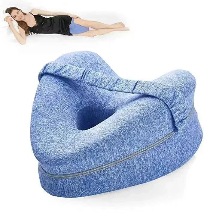 Orthopediskt knäkudde för sidoliggan – Ergonomisk benkudde med minnesskum för bättre sömn