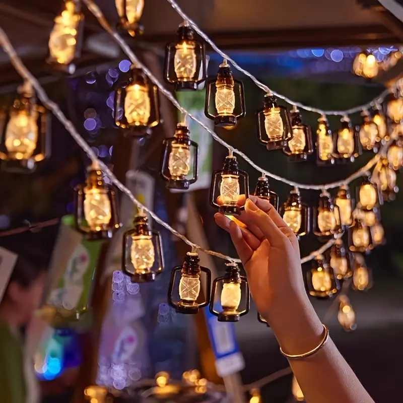 Halloween Kerosin Flaskor Ljuslina – LED Festdekoration för Inomhus &amp; Utomhus