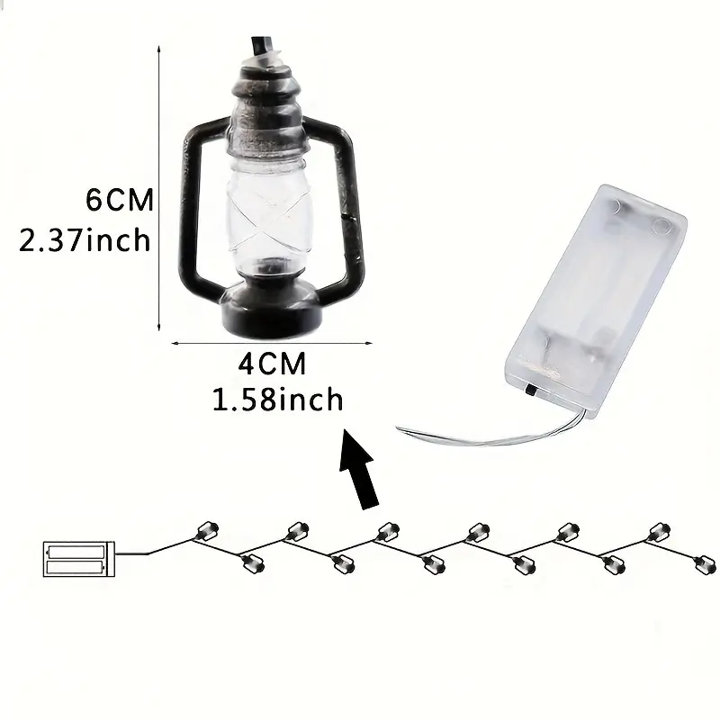 Halloween Kerosin Flaskor Ljuslina – LED Festdekoration för Inomhus &amp; Utomhus