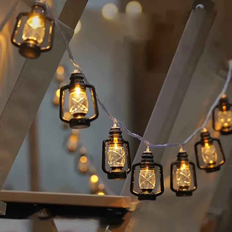 Halloween Kerosin Flaskor Ljuslina – LED Festdekoration för Inomhus &amp; Utomhus