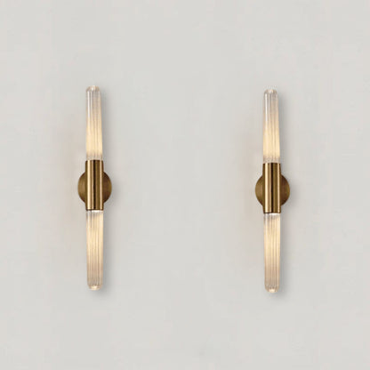 Modern glaspin-vägglampa – Elegant LED-design för vardagsrum, sovrum och hall