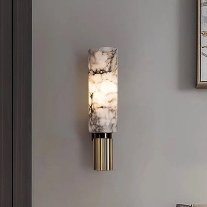 Lyxig marmorvägglampa – Elegant design med LED-ljus för stiliga boendemiljöer