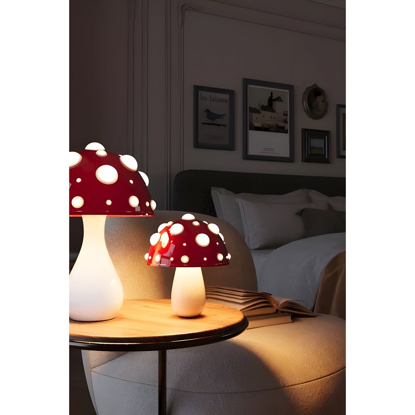 CozyShroom Lamp - Dekorativ svamp-bordslampa