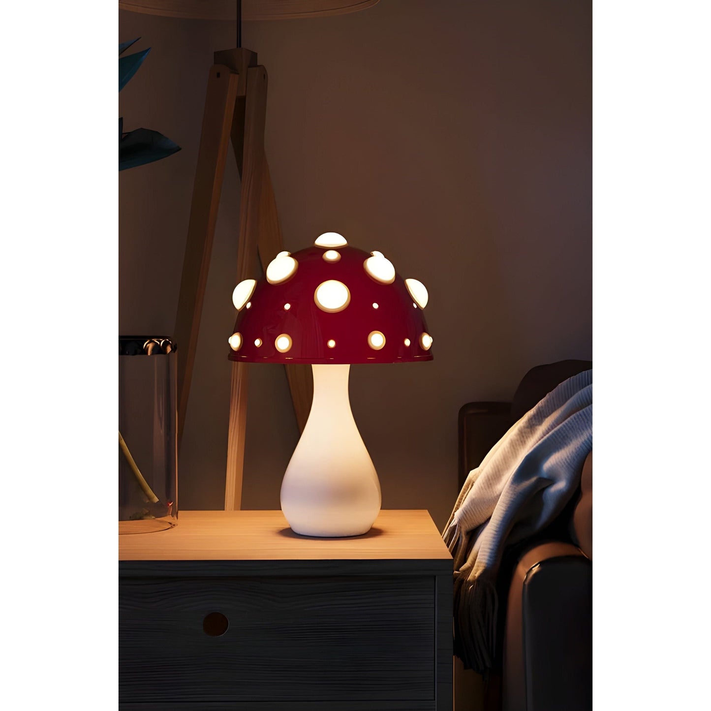 CozyShroom Lamp - Dekorativ svamp-bordslampa