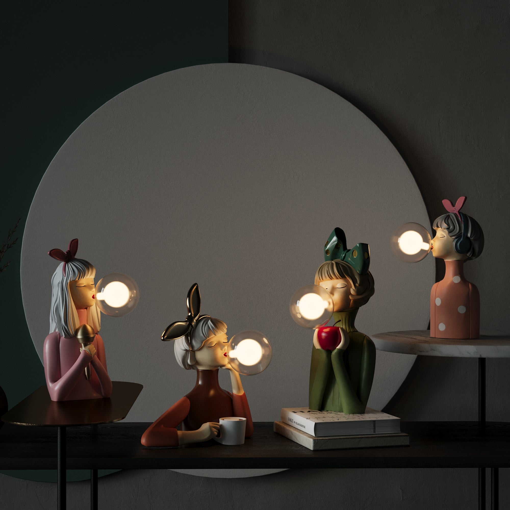 Glamora - Artisan Sisters Bordslampa för en Stilig Inredning