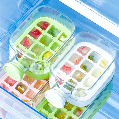 Praktisk 2i1 isbitflaska