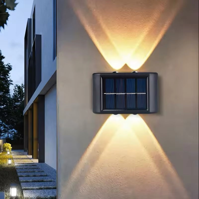 Utomhus Solar LED Vägglampa Modern Design
