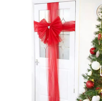 Festlig Röd Slips - Perfekt för Din Dörr
