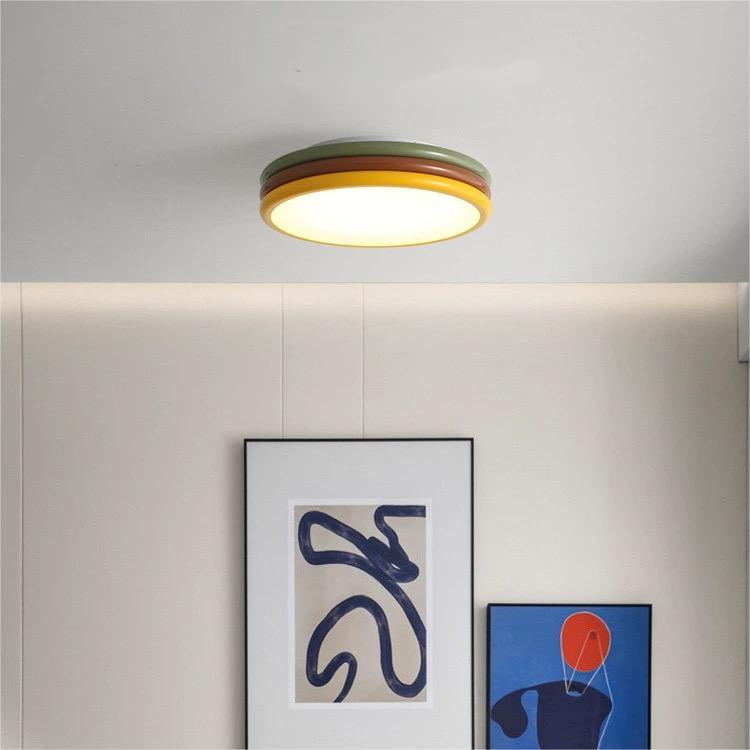 Moderna Färgglada Kuppa Taklampa
